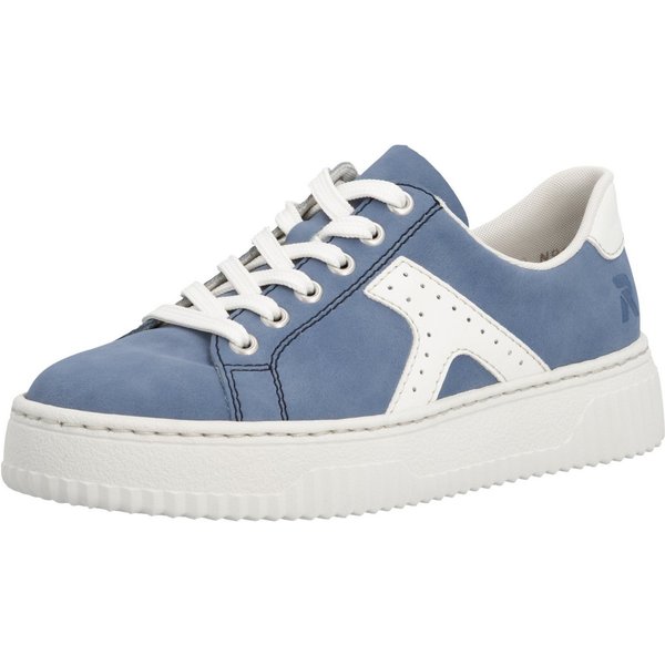 Rieker Plateausneaker Schnürschuh, Halbschuh, Freizeitsneaker mit modischer Plateausohle
