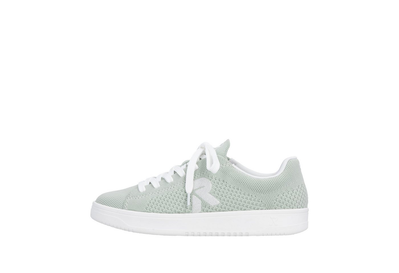 Rieker Plateausneaker Slip-on Sneaker, Halbschuh, Freizeitsneaker mit aufgesetzter Schnürung – Bild 4 von 5