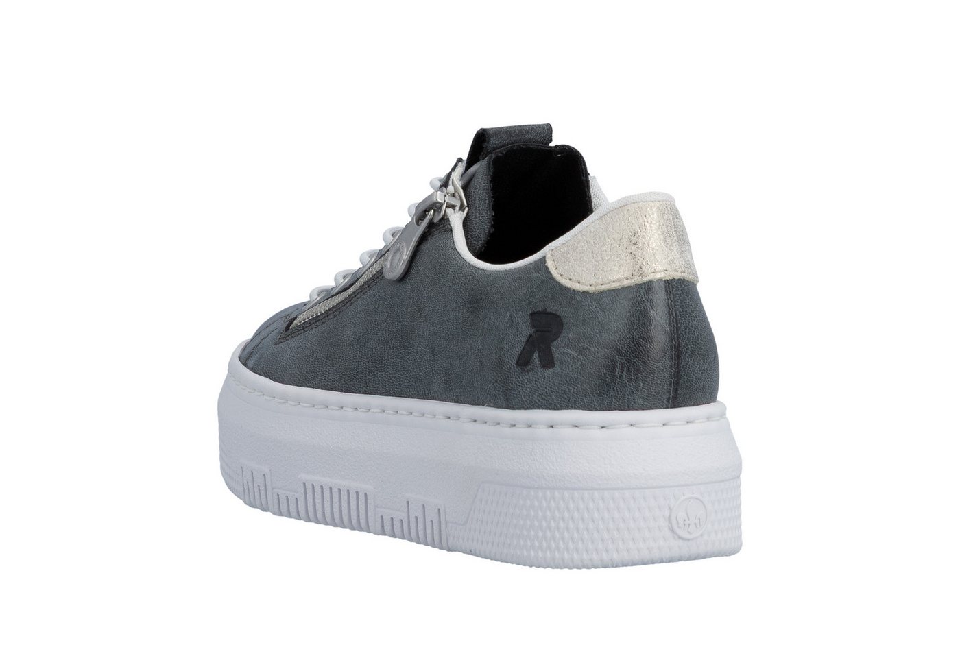 Rieker Plateausneaker Sneaker, Slip-On Sneaker, Slipper mit Schaftrandpolster – Bild 2 von 5