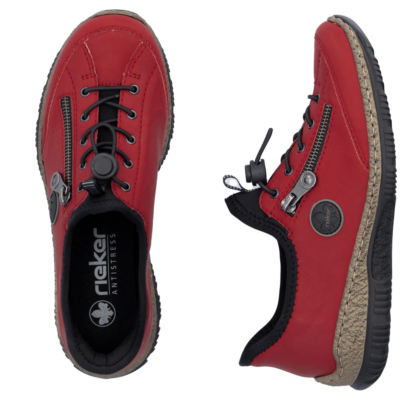 Rieker Ready2GO Slip-On Sneaker, Schlupfschuh, Freizeitschuh, Halbschuh mit MemoSoft-Ausstattung – Bild 3 von 5