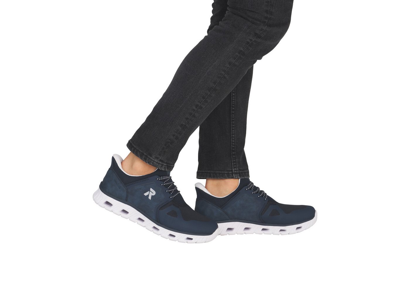 Rieker Ready2GO Slip-On Sneaker Schlupfschuh, Freizeitsneaker mit Gummizug und weichem Schaftrand – Bild 4 von 5