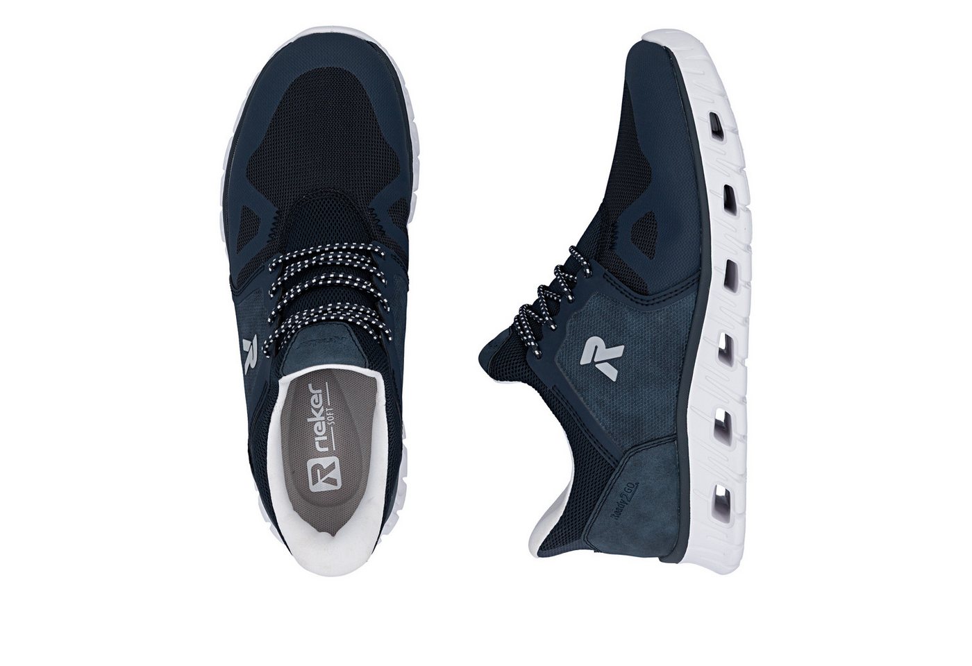 Rieker Ready2GO Slip-On Sneaker Schlupfschuh, Freizeitsneaker mit Gummizug und weichem Schaftrand – Bild 5 von 5