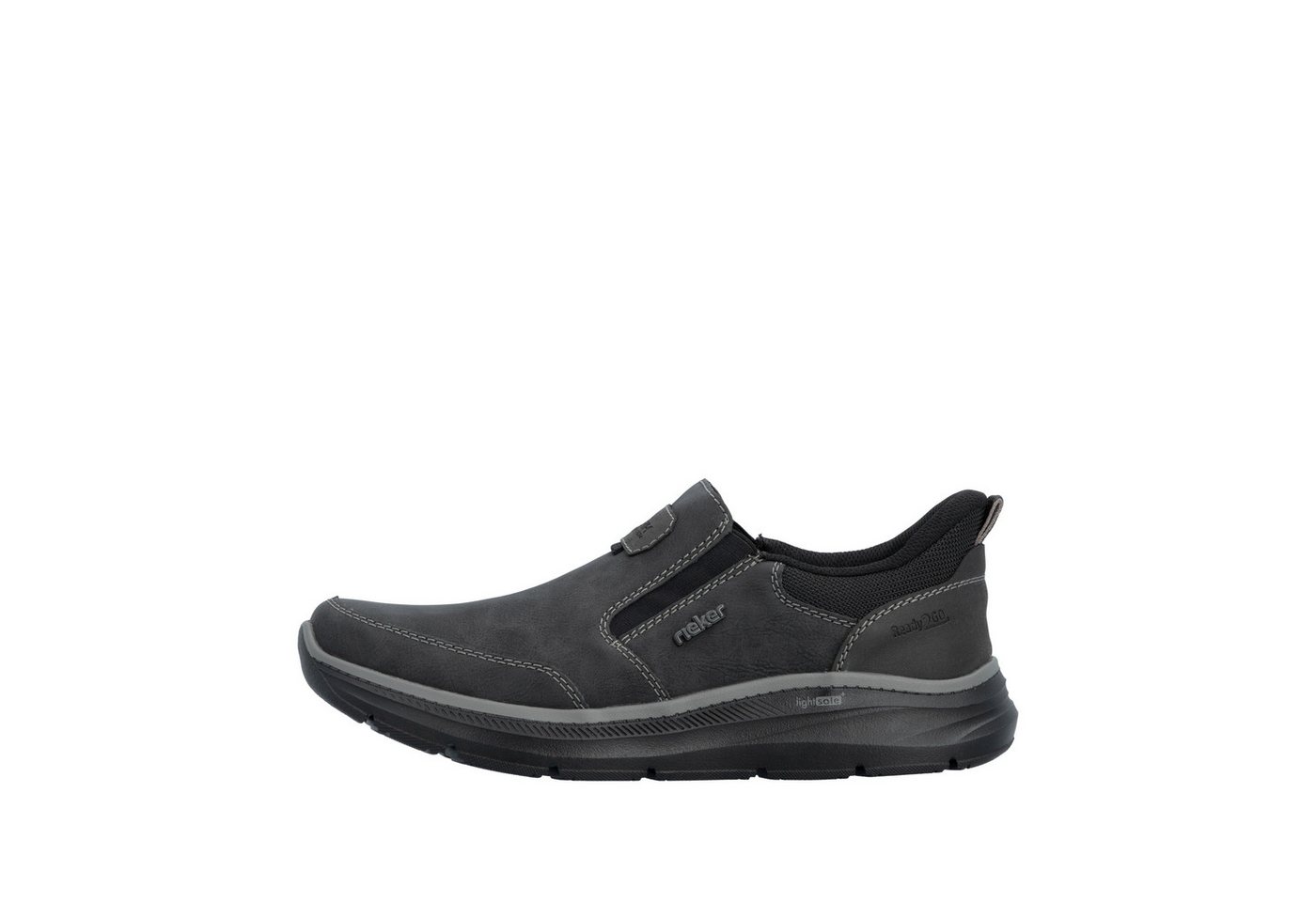 Rieker Ready2GO Slipper Schlupfschuh, Halbschuh, Freizeitschuh mit Stretcheinsätze – Bild 5 von 5