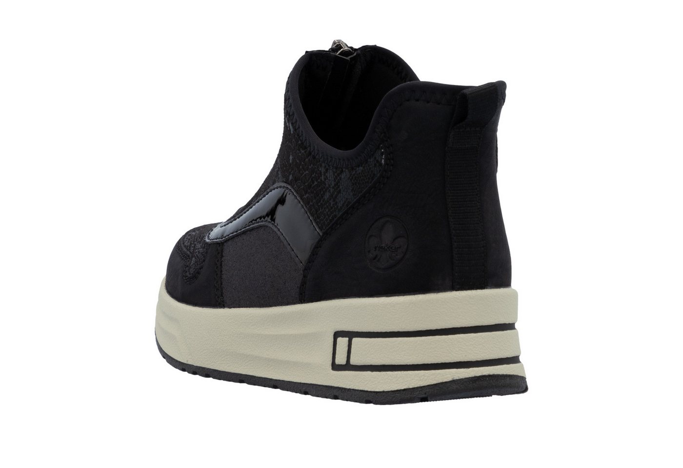 Rieker Ready2GO Sneaker Plateauboots, Stiefelette, High-Top-Sneaker mit Vorderreißverschluss – Bild 2 von 5
