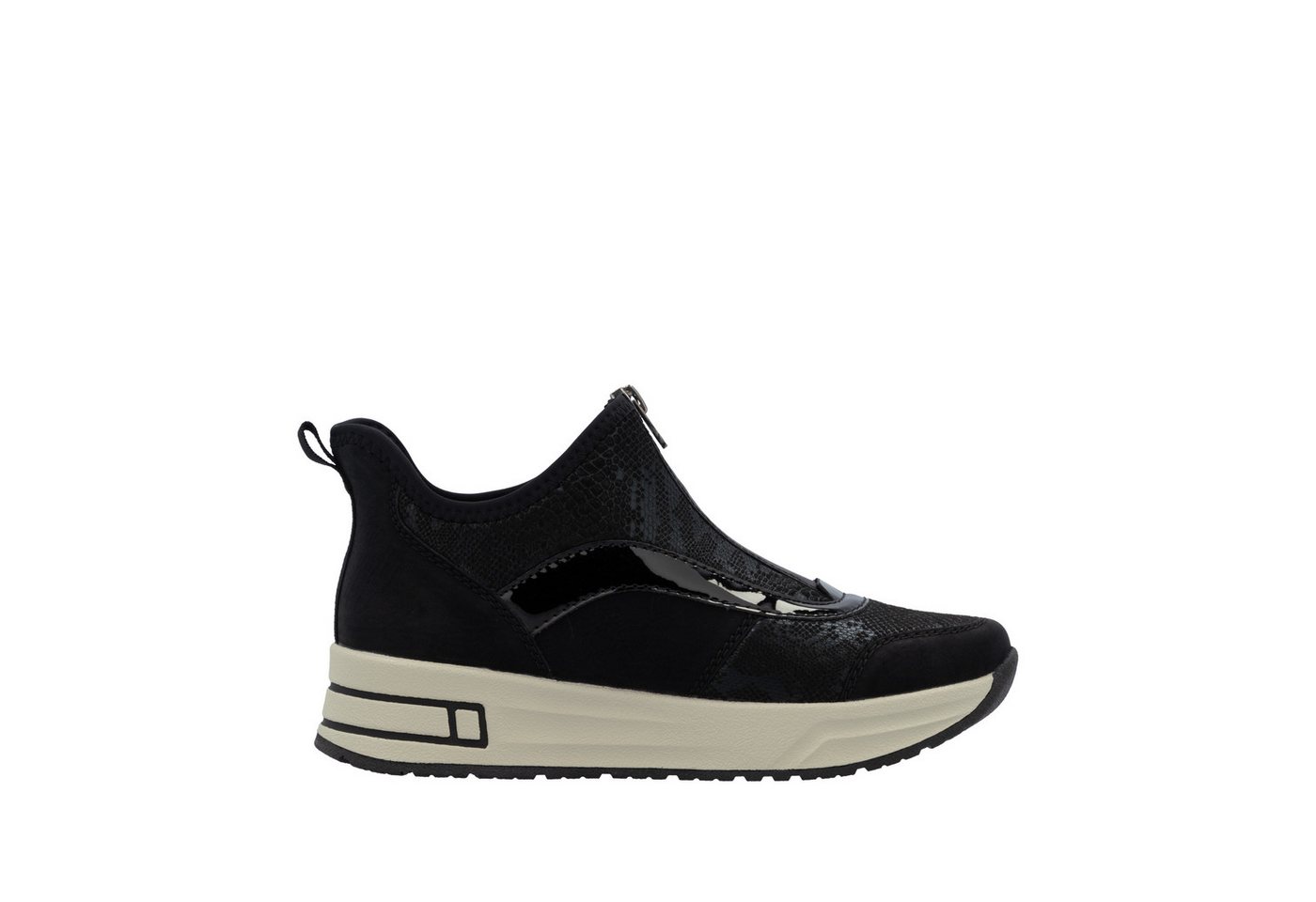 Rieker Ready2GO Sneaker Plateauboots, Stiefelette, High-Top-Sneaker mit Vorderreißverschluss – Bild 5 von 5