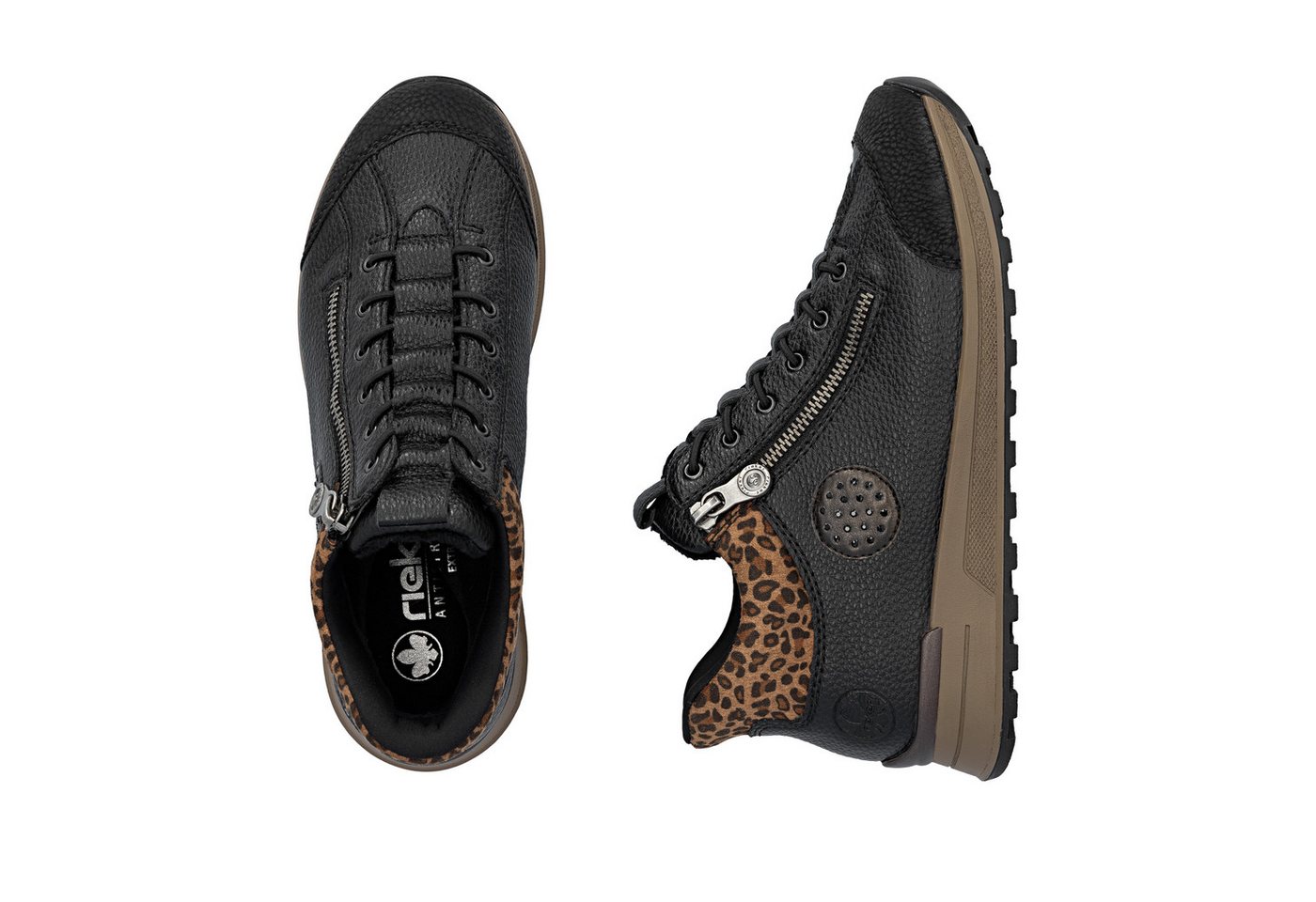 Rieker Ready2GO Sneaker Schnürboots, High Top Sneaker, Stiefelette mit Soft-Einlage – Bild 5 von 5