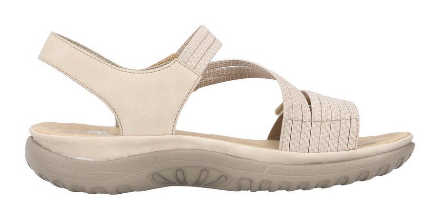 Rieker Riemchensandale Sommerschuh, Sandalette, Keilabsatz, mit Gummizügen – Bild 5 von 5