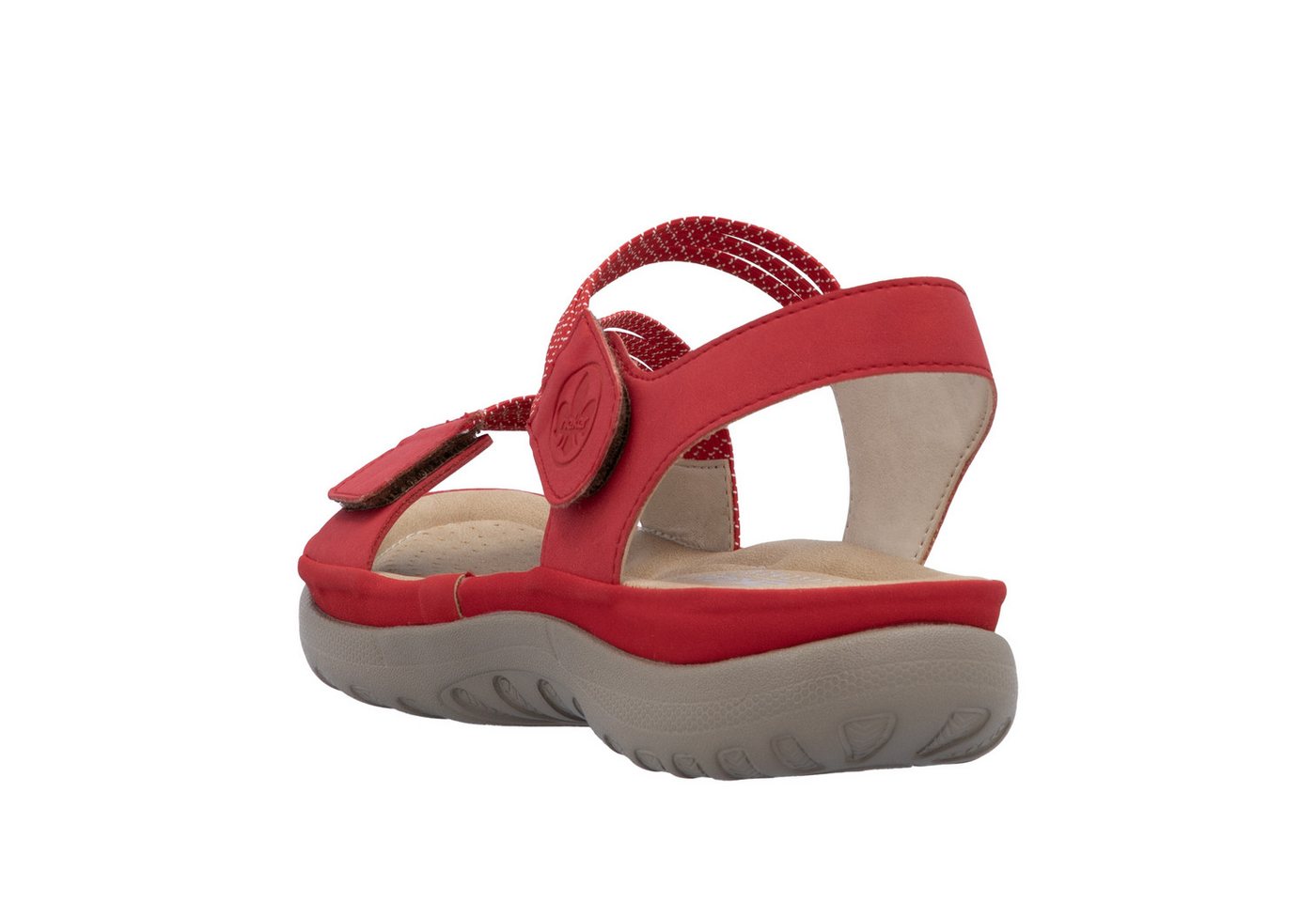 Rieker Riemchensandale Sommerschuh, Sandalette, Keilabsatz, mit Gummizügen – Bild 4 von 5