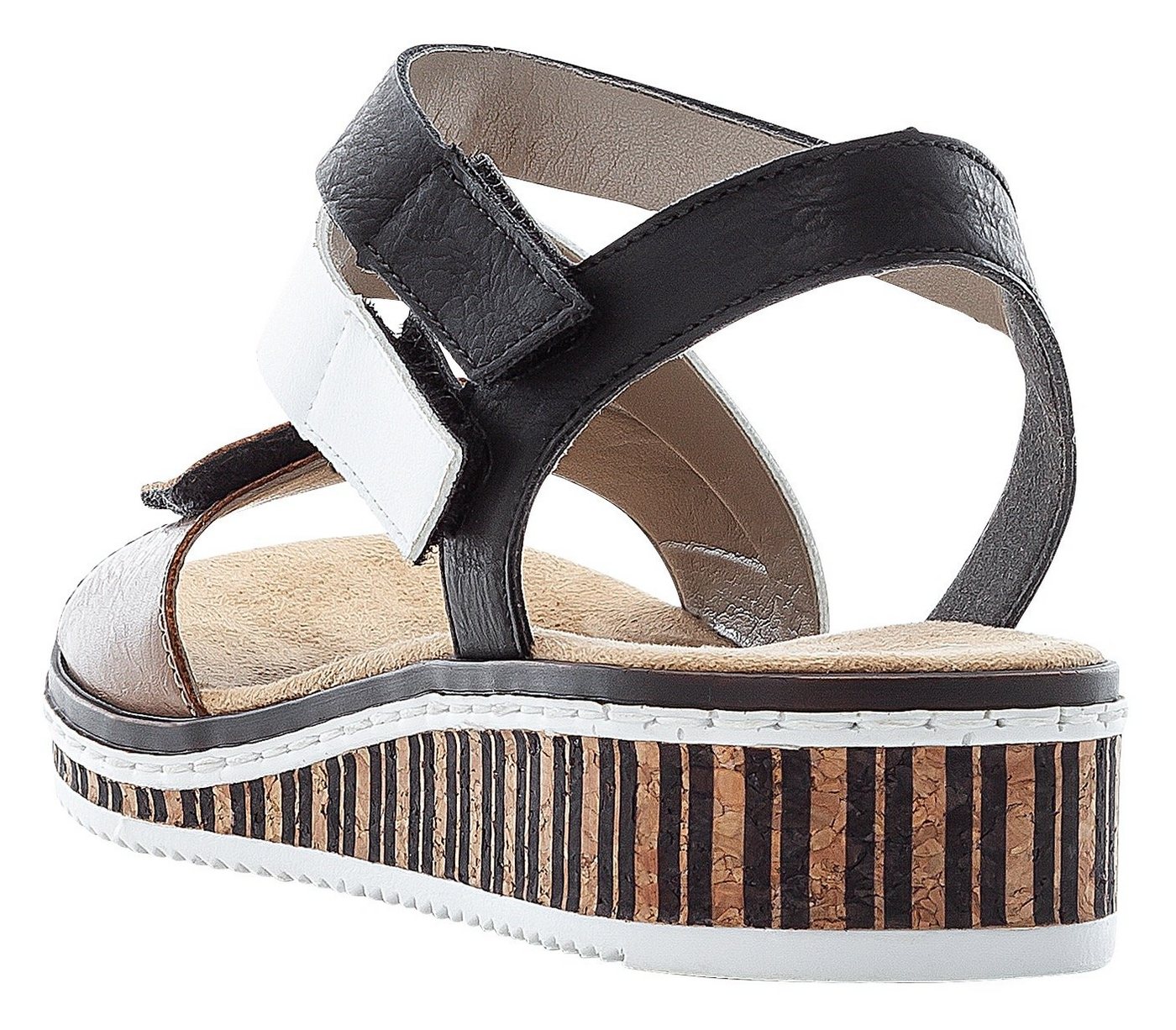 Rieker Riemchensandale, Sommerschuh, Sandalette, Keilabsatz, im modernen Look – Bild 2 von 5