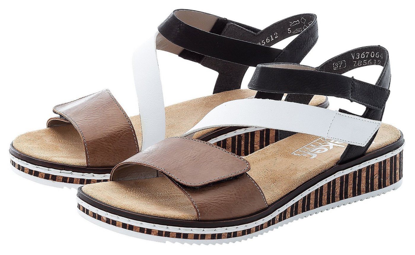 Rieker Riemchensandale, Sommerschuh, Sandalette, Keilabsatz, im modernen Look – Bild 4 von 5