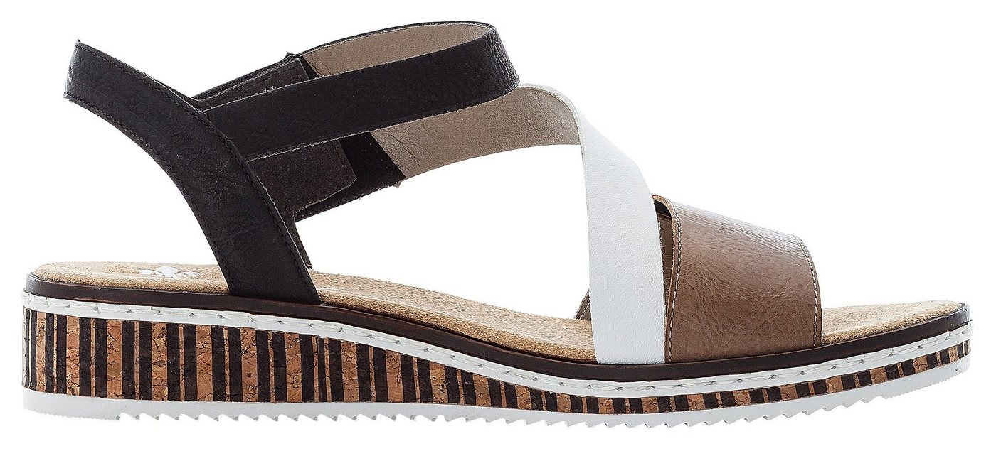 Rieker Riemchensandale, Sommerschuh, Sandalette, Keilabsatz, im modernen Look – Bild 5 von 5