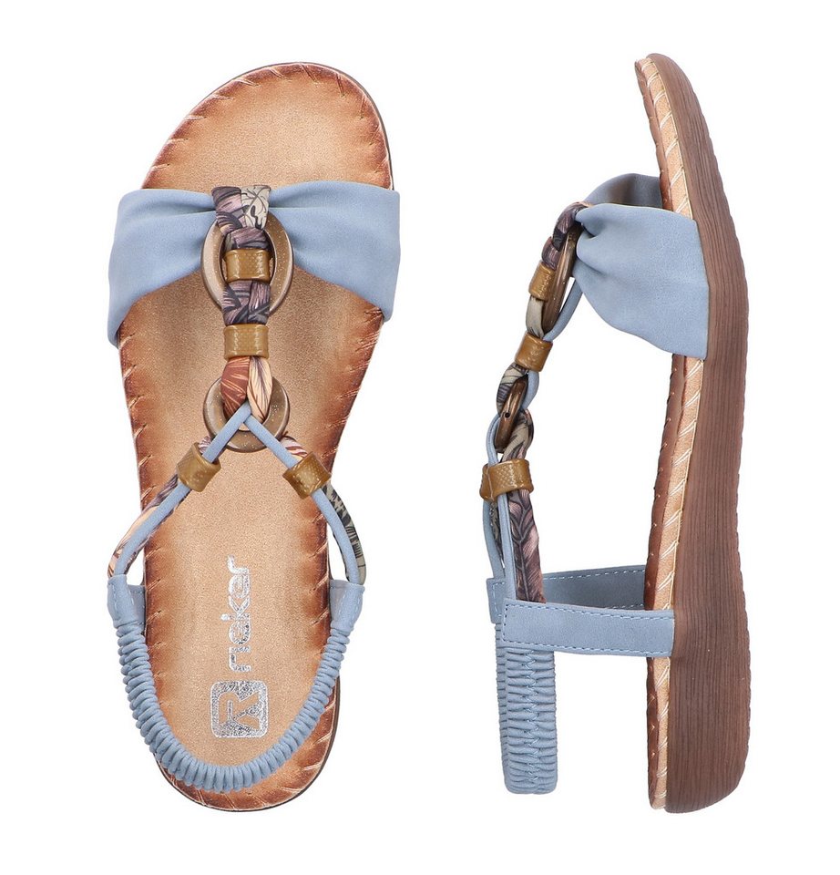 Rieker Sandale Sommerschuh, Urlaubsschuh, Fersenriemchen mit Gummizug – Bild 5 von 5