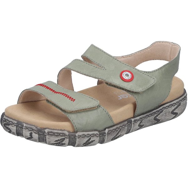 Rieker Sandale Sommerschuh, Klettsandale mit Ziernaht