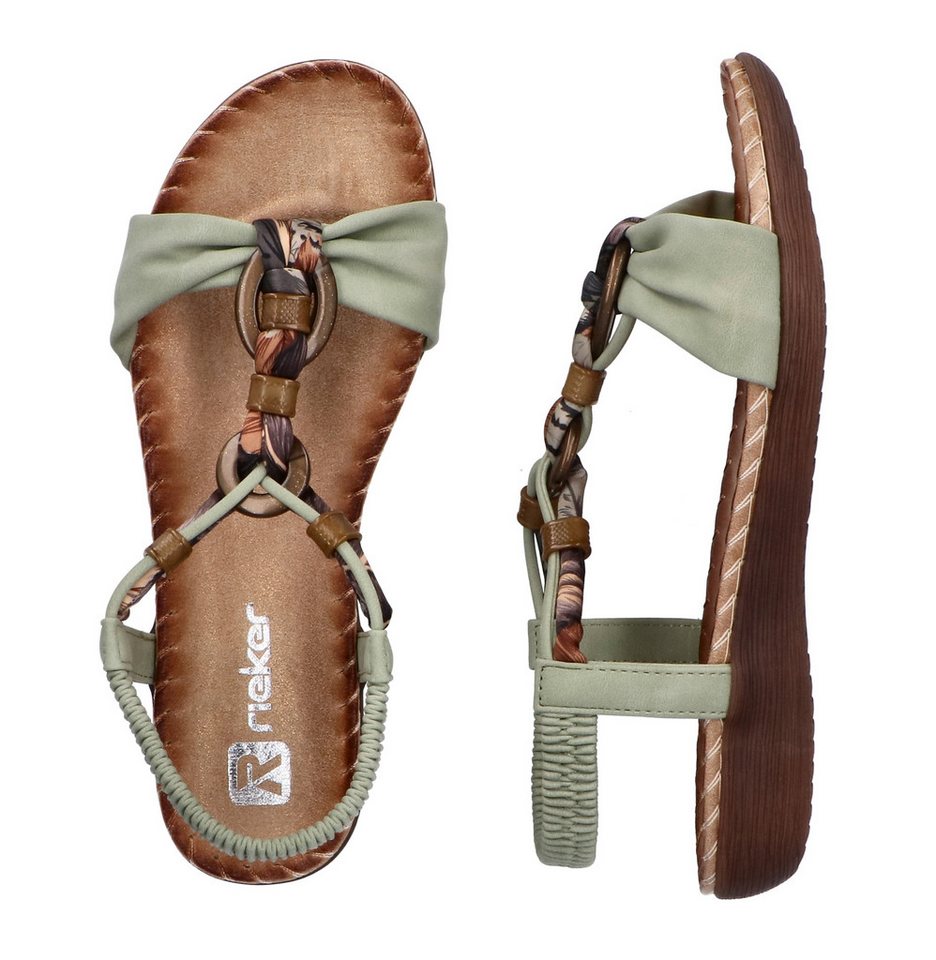 Rieker Sandale Sommerschuh, Urlaubsschuh, Fersenriemchen mit Gummizug – Bild 5 von 5