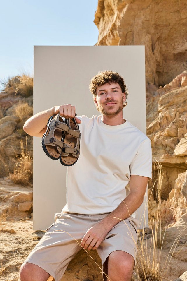 Rieker Sandale Trekkingsandale, Outdoorsandale, Sommerschuh mit Klettriemchen – Bild 2 von 5