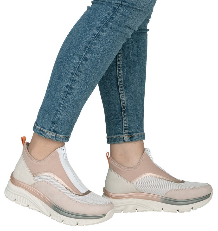 Rieker Schlupfboots, Keilabsatz, Freizeitschuh, High Top-Sneaker, Reißverschluss – Bild 2 von 5