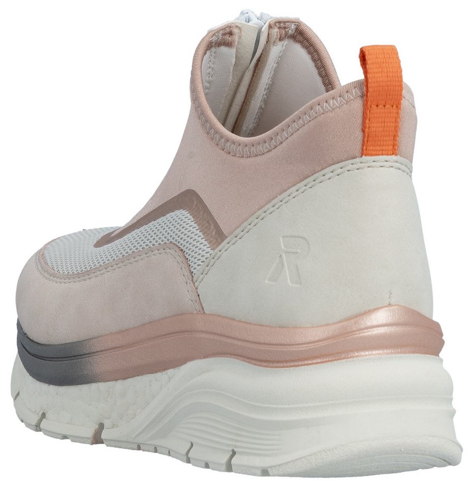 Rieker Schlupfboots, Keilabsatz, Freizeitschuh, High Top-Sneaker, Reißverschluss – Bild 3 von 5