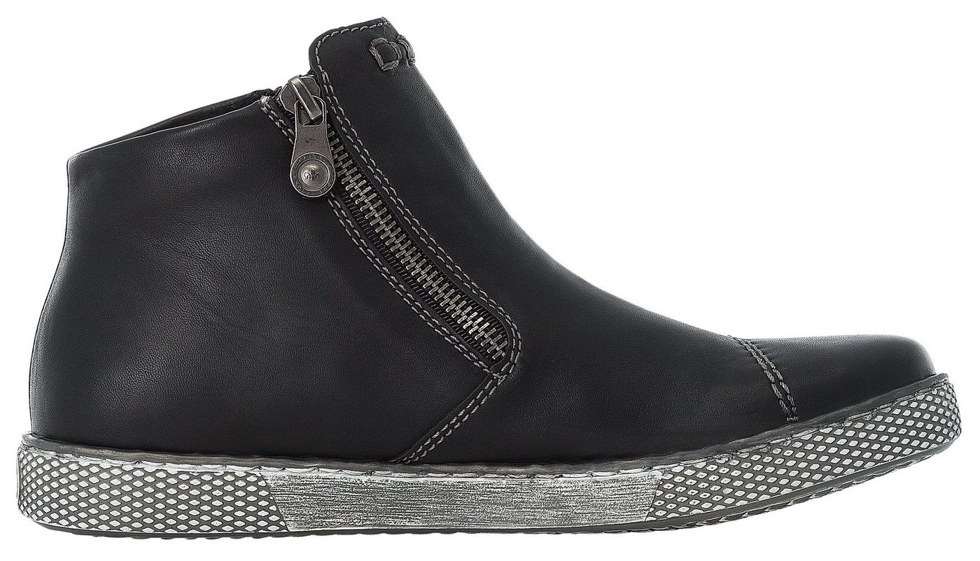Rieker Schlupfboots, Stiefelette, Schlupfboots mit Reißverschluss – Bild 5 von 5