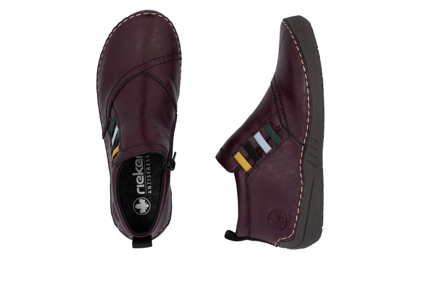 Rieker Schlupfboots Casual-Boots, Stiefelette, Schlupfboots mit Innenreißverschluss – Bild 2 von 5