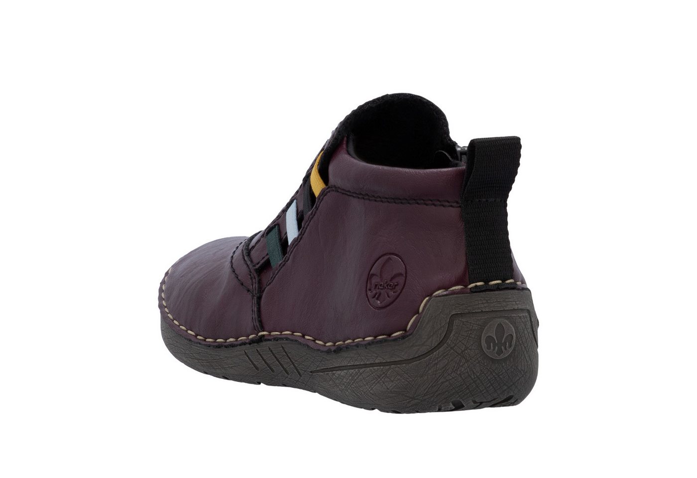Rieker Schlupfboots Casual-Boots, Stiefelette, Schlupfboots mit Innenreißverschluss – Bild 4 von 5