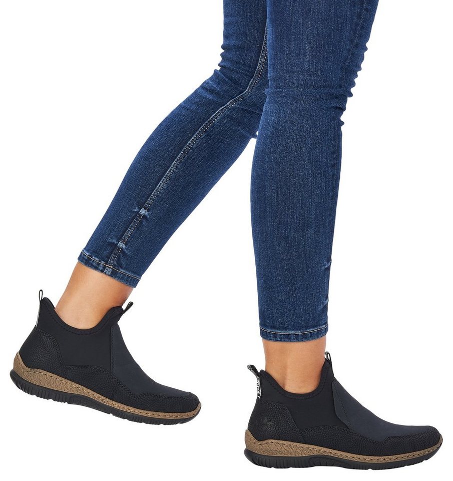 Rieker Schlupfboots Slipper, Slip-on Sneaker, Stiefelette mit MemoSoft-Innensohle – Bild 2 von 5