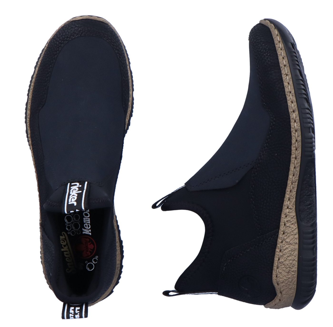 Rieker Schlupfboots Slipper, Slip-on Sneaker, Stiefelette mit MemoSoft-Innensohle – Bild 3 von 5