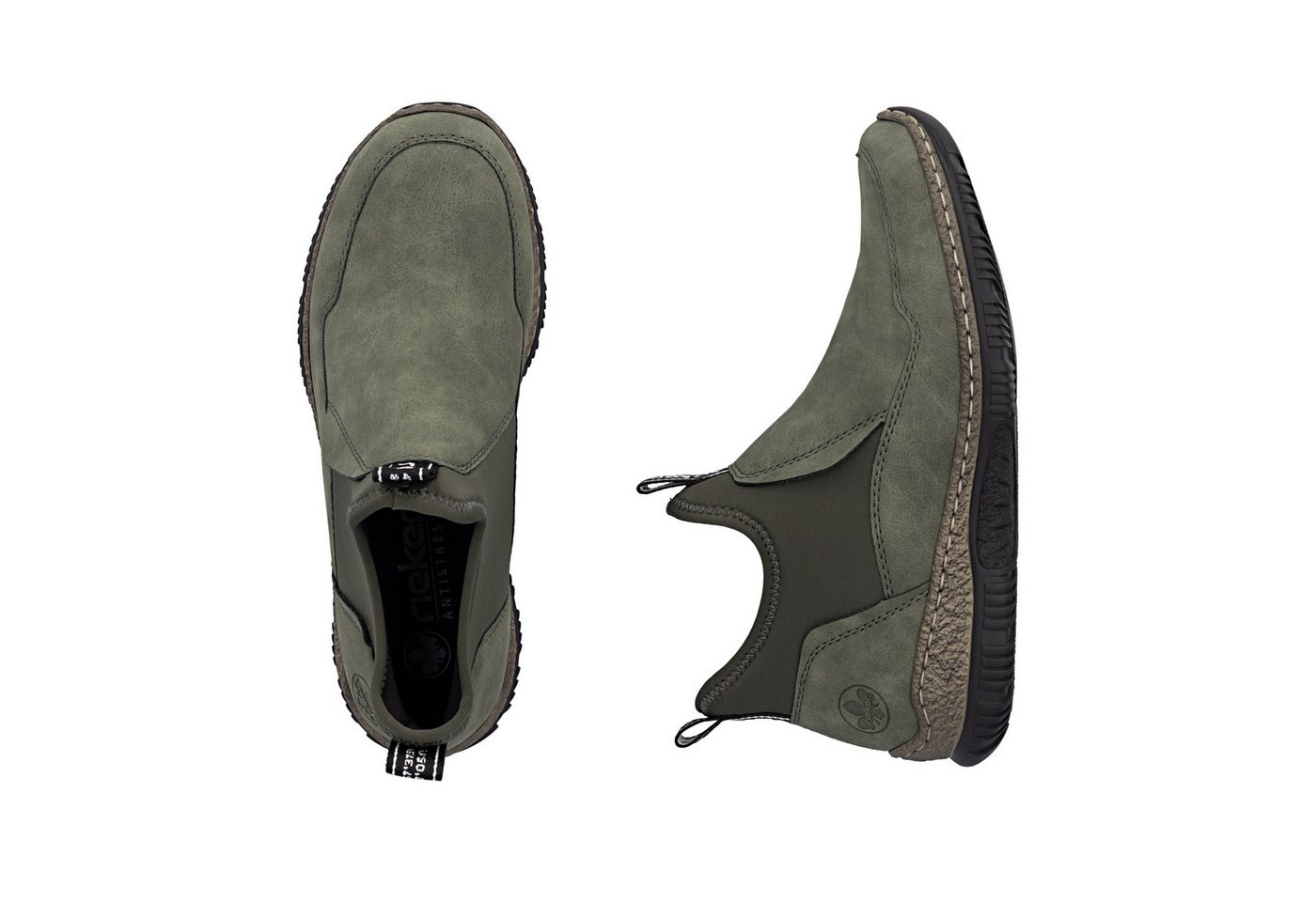 Rieker Schlupfboots Slipper, Slip-on Sneaker, Stiefelette mit MemoSoft-Innensohle – Bild 3 von 5
