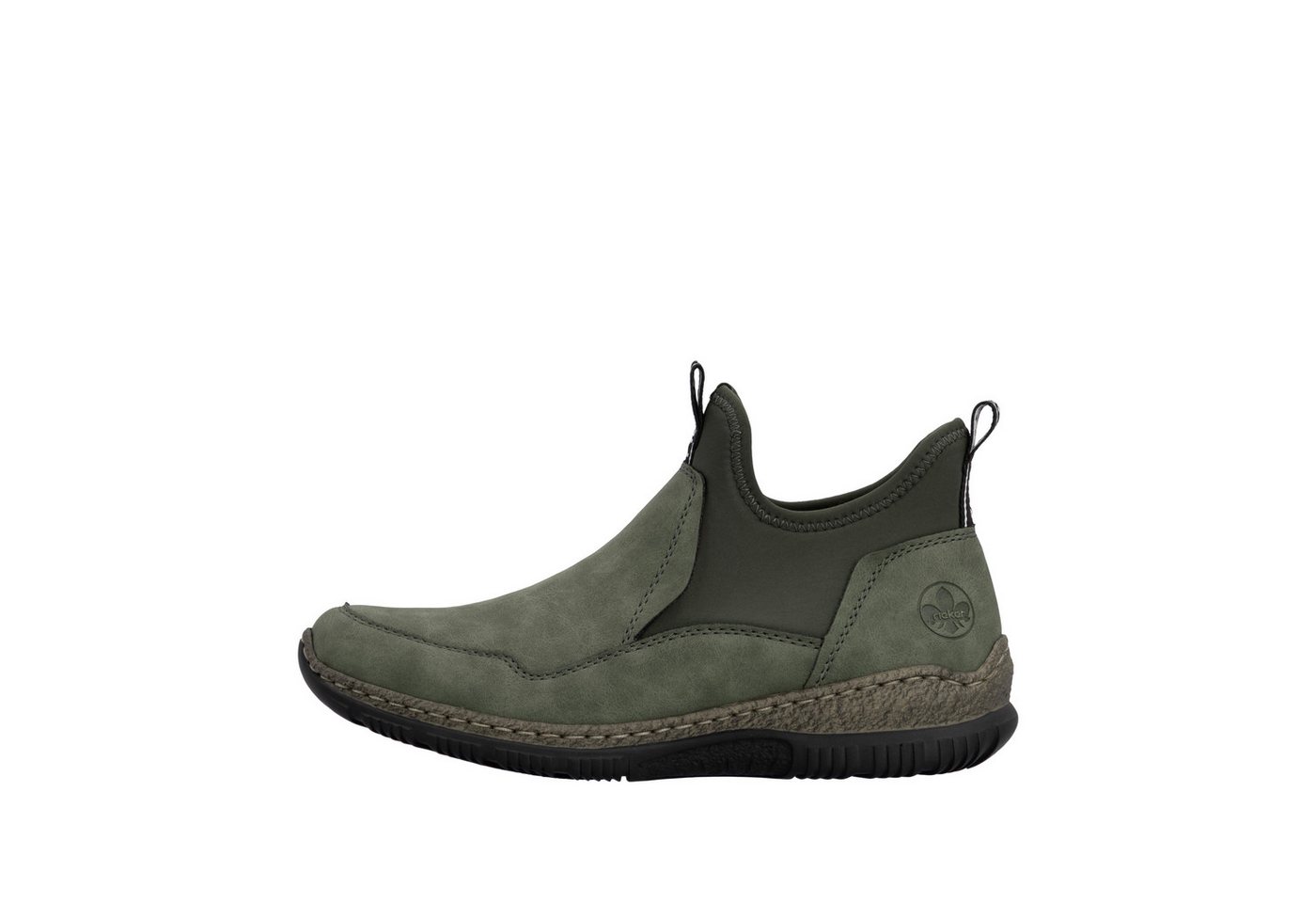 Rieker Schlupfboots Slipper, Slip-on Sneaker, Stiefelette mit MemoSoft-Innensohle – Bild 4 von 5