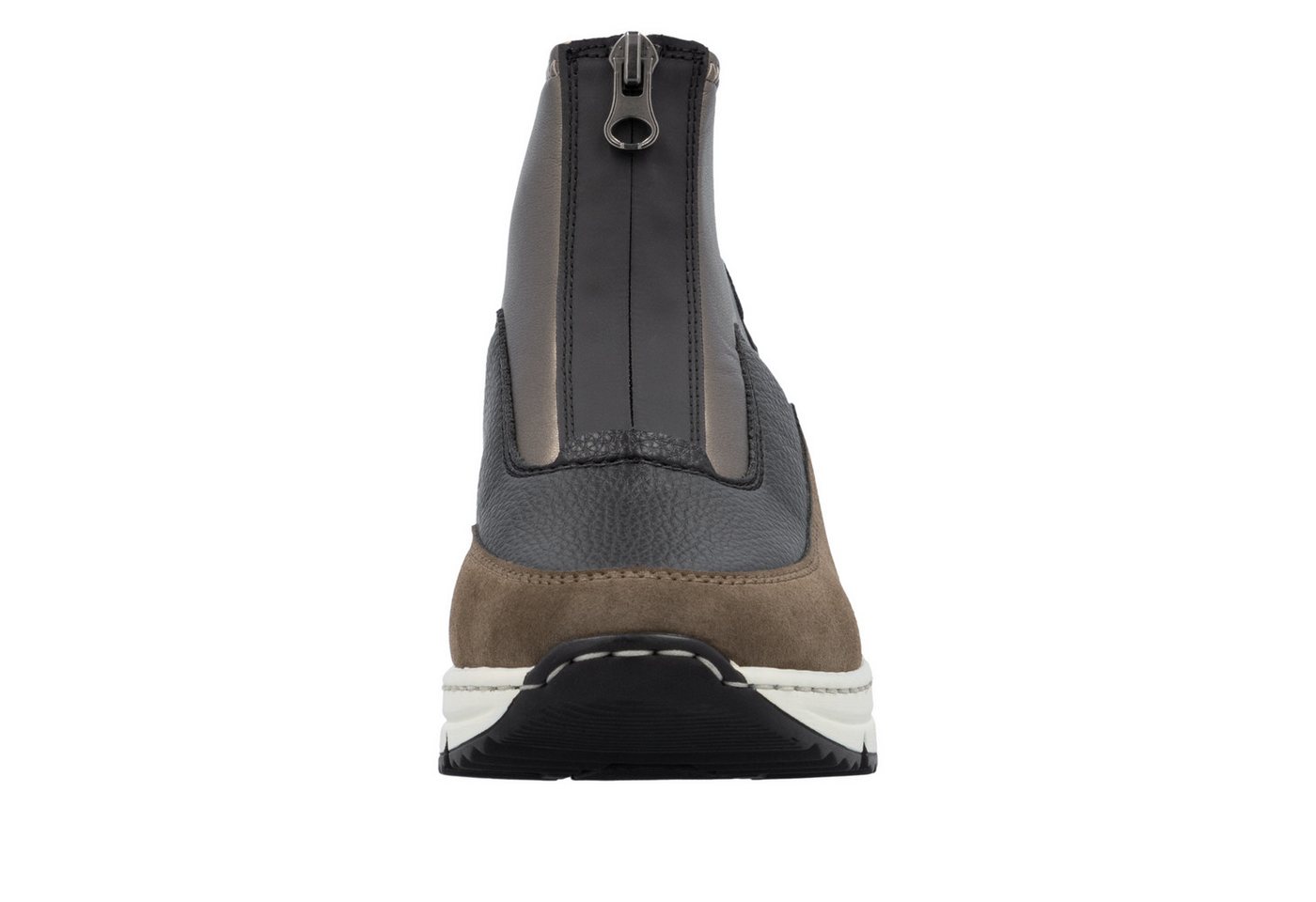 Rieker Schlupfboots Stiefelette, High Top Sneaker mit Reißverschluss auf der Vorderseite – Bild 4 von 5