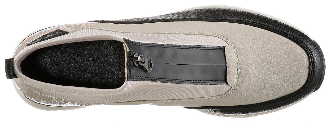 Rieker Schlupfboots Stiefelette, High Top Sneaker mit Reißverschluss auf der Vorderseite – Bild 3 von 5