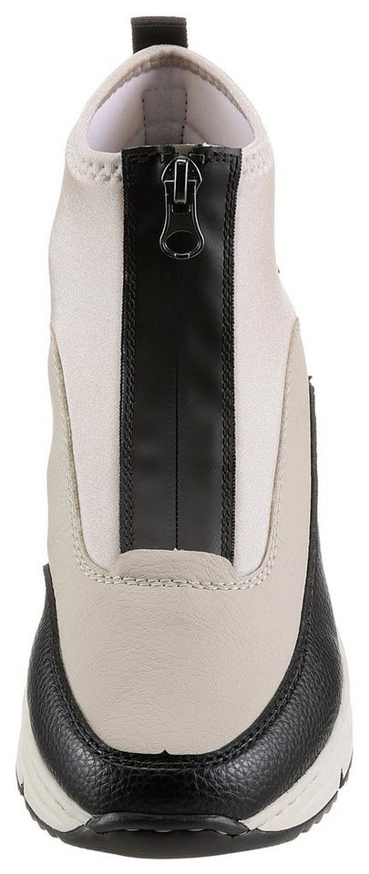 Rieker Schlupfboots Stiefelette, High Top Sneaker mit Reißverschluss auf der Vorderseite – Bild 4 von 5