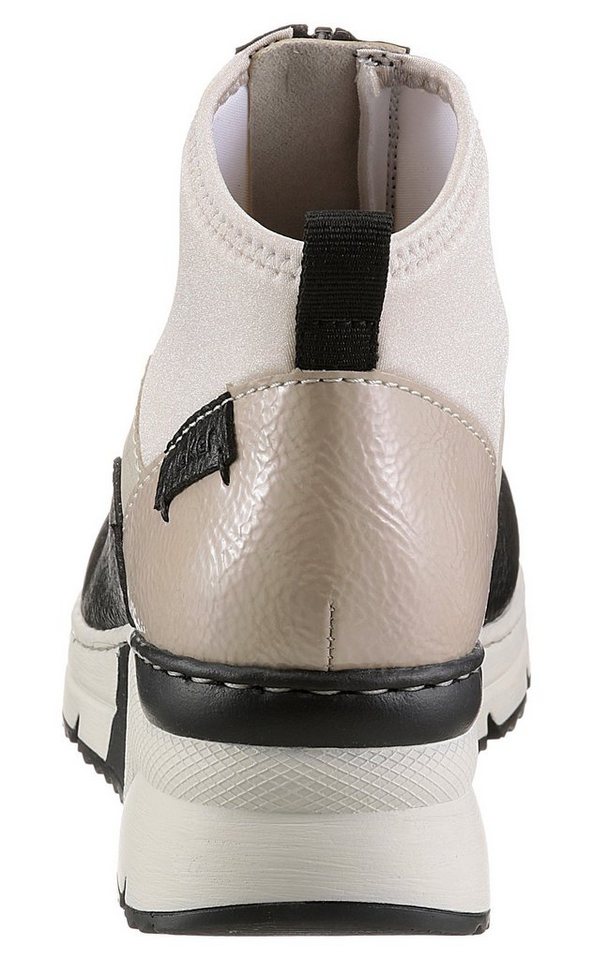 Rieker Schlupfboots Stiefelette, High Top Sneaker mit Reißverschluss auf der Vorderseite – Bild 5 von 5