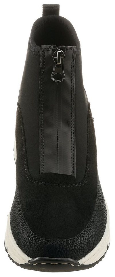 Rieker Schlupfboots Stiefelette, High Top Sneaker mit Reißverschluss auf der Vorderseite – Bild 4 von 5