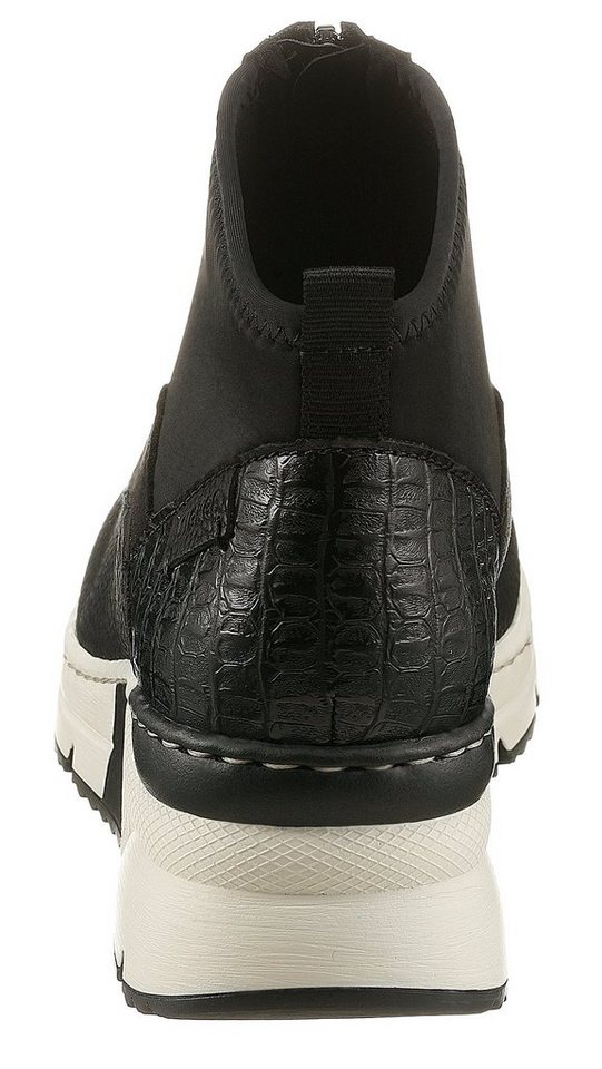 Rieker Schlupfboots Stiefelette, High Top Sneaker mit Reißverschluss auf der Vorderseite – Bild 5 von 5