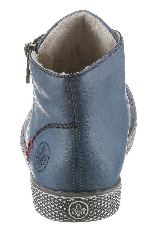 Rieker Schnürboots, Schnürstiefelette, Casual-Boots mit Reißverschluss außen – Bild 2 von 5