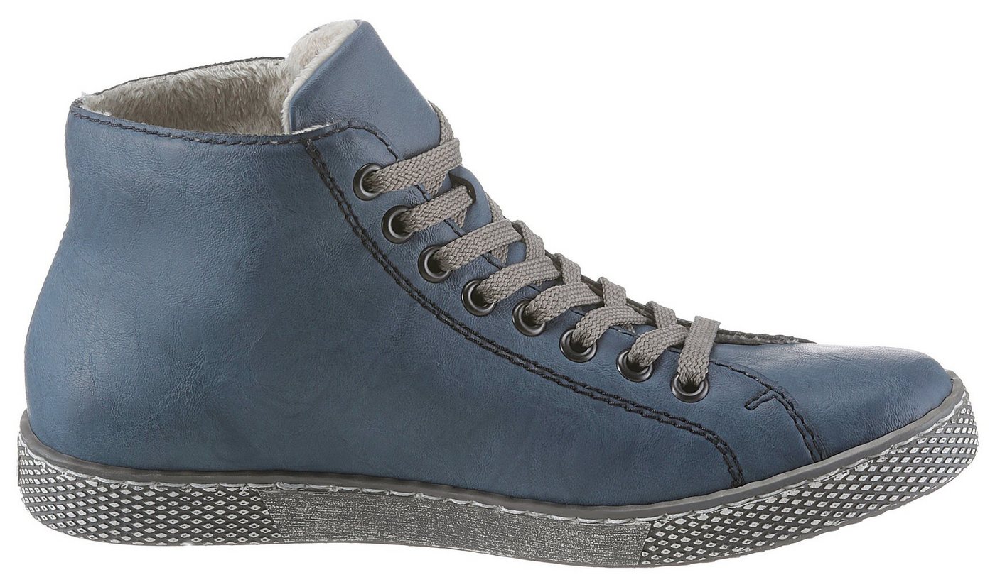 Rieker Schnürboots, Schnürstiefelette, Casual-Boots mit Reißverschluss außen – Bild 5 von 5