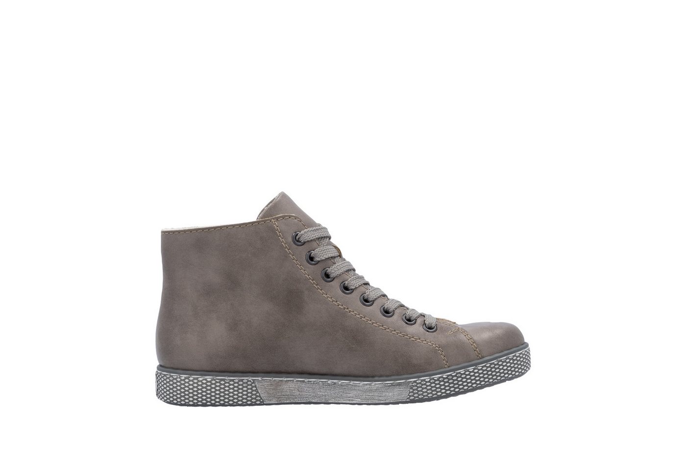 Rieker Schnürboots, Schnürstiefelette, Casual-Boots mit Reißverschluss außen – Bild 5 von 5