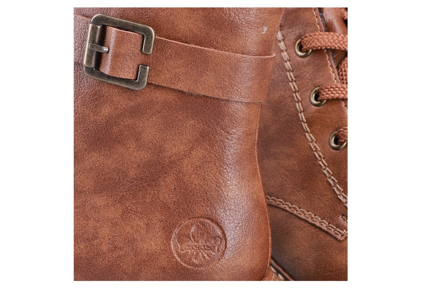Rieker Schnürboots, Winterstiefel, Boots mit kontrastfarbener Rahmennaht – Bild 2 von 5