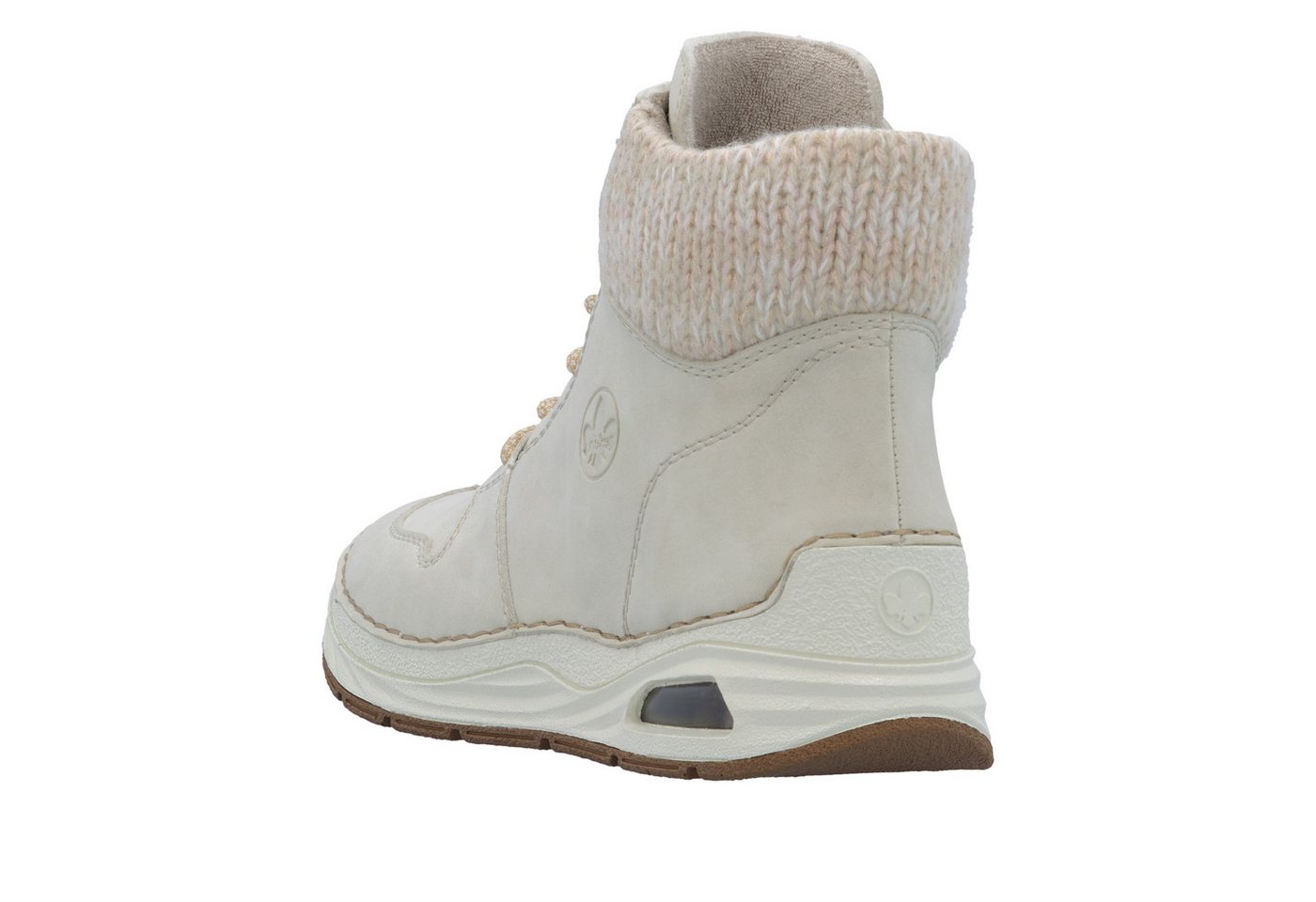 Rieker Schnürboots High Top-Sneaker, Herbstschuh mit seitlicher Logoprägung – Bild 4 von 5