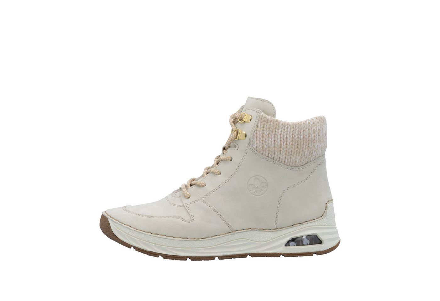 Rieker Schnürboots High Top-Sneaker, Herbstschuh mit seitlicher Logoprägung – Bild 5 von 5