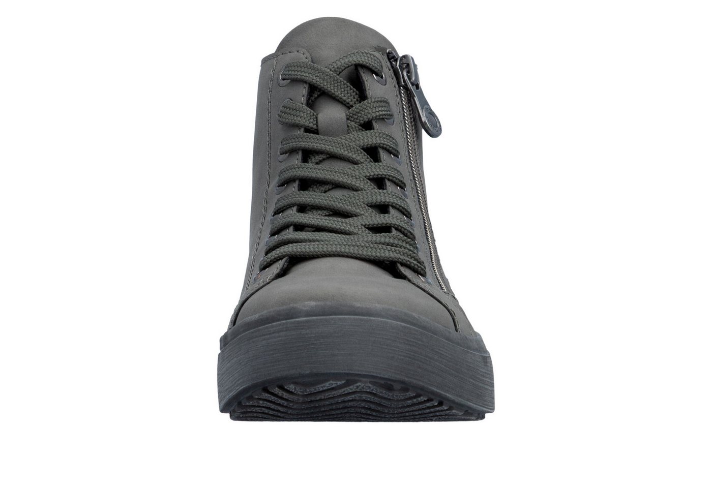Rieker Schnürboots High Top-Sneaker, Herbstschuh mit dezenten Ziernähten – Bild 5 von 5