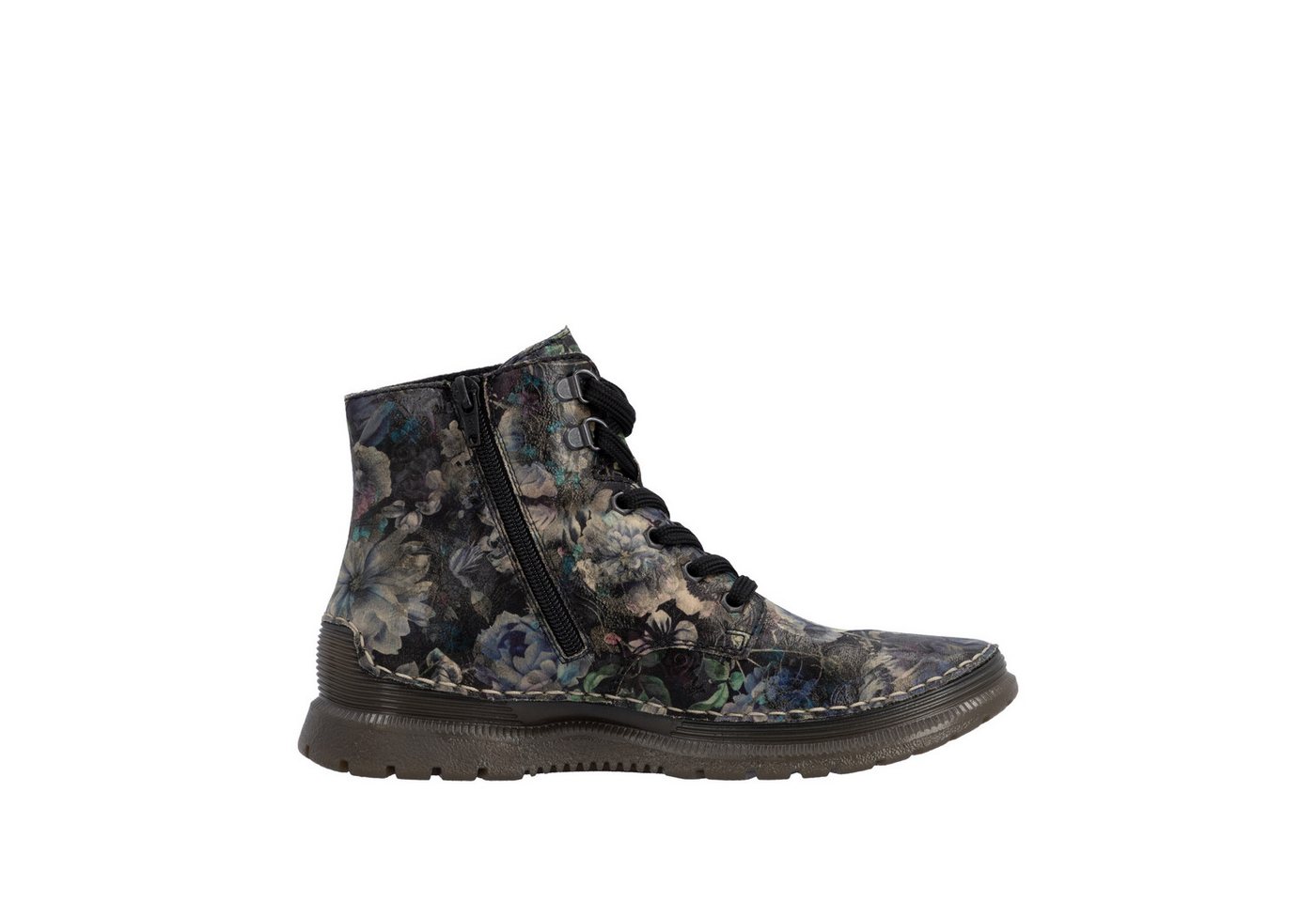 Rieker Schnürboots Keilabsatz, Herbstboots mit modischen Kontrastnähten – Bild 5 von 5