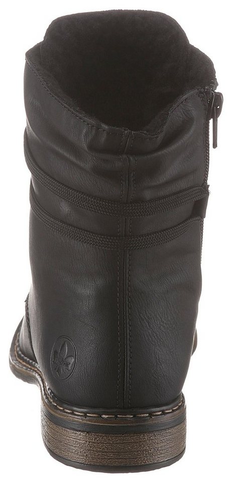 Rieker Schnürboots, Stiefelette, Blockabsatz, mit dezenter Schnürung – Bild 2 von 5