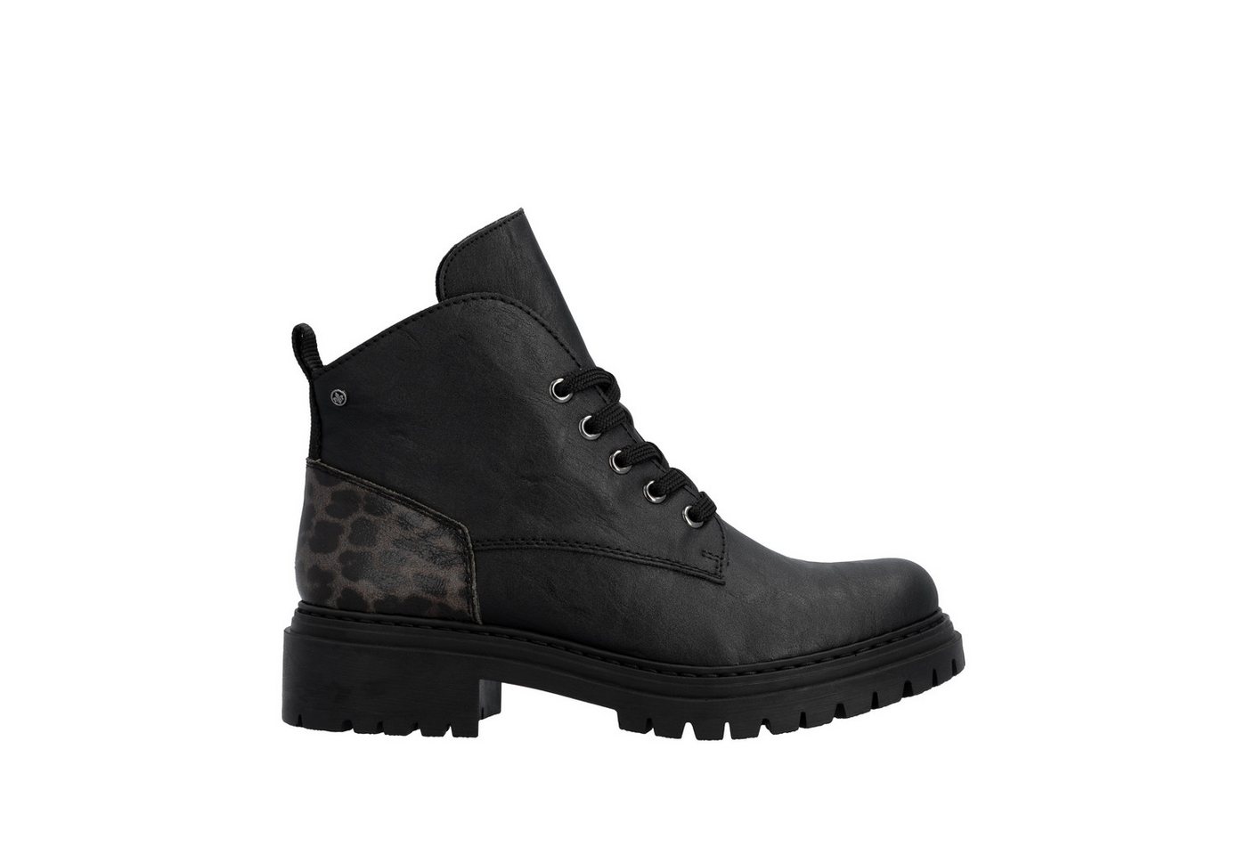 Rieker Schnürboots Schnürstiefelette, Profilsohle, mit praktischem Innenreißverschluss – Bild 5 von 5
