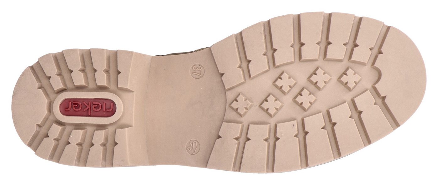 Rieker Schnürboots Schnürstiefelette, Boots, Blockabsatz, mit Profilsohle – Bild 3 von 5