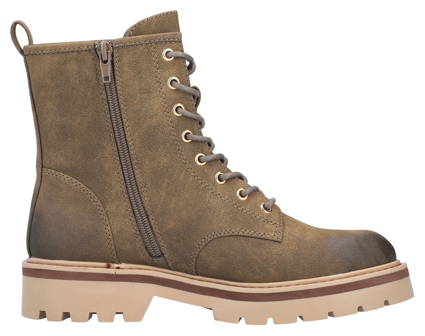 Rieker Schnürboots Schnürstiefelette, Boots, Blockabsatz, mit Profilsohle – Bild 5 von 5