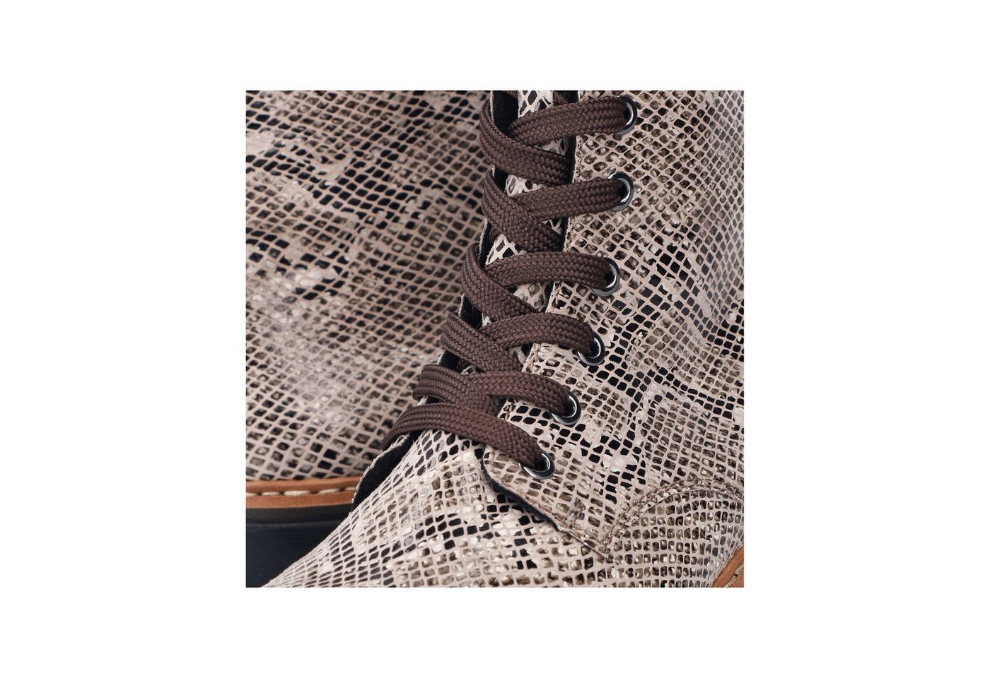Rieker Schnürboots Schnürstiefelette, Profilsohle, in veganer Verarbeitung – Bild 5 von 5