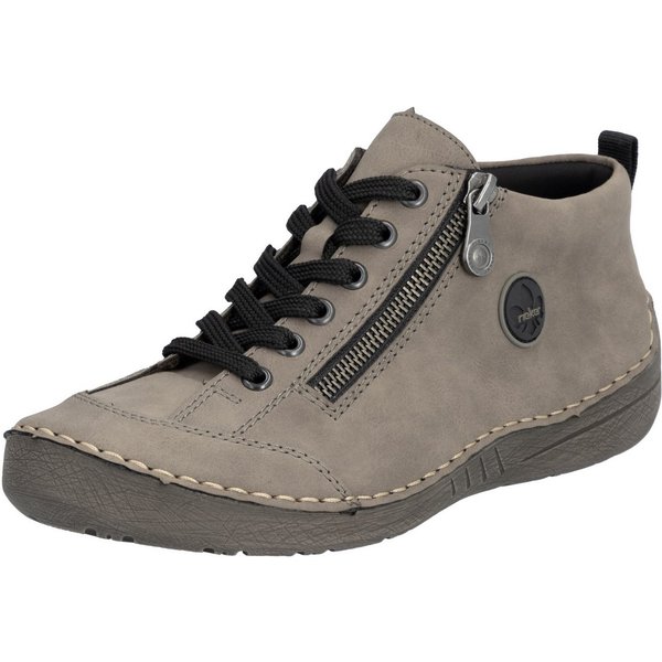 Rieker Schnürboots Sneaker, Schnürschuh, Outdoorschuh mit Reißverschluss