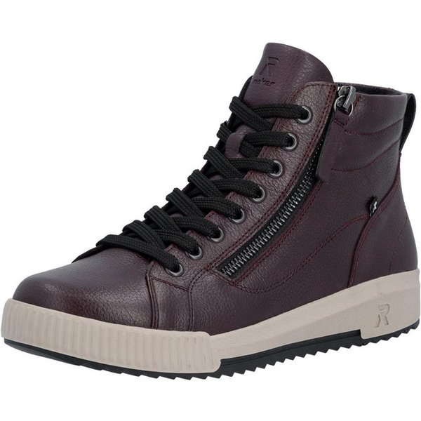 Rieker Schnürboots Stiefelette, High Top Sneaker, Freizeitboots mit Reißverschluss