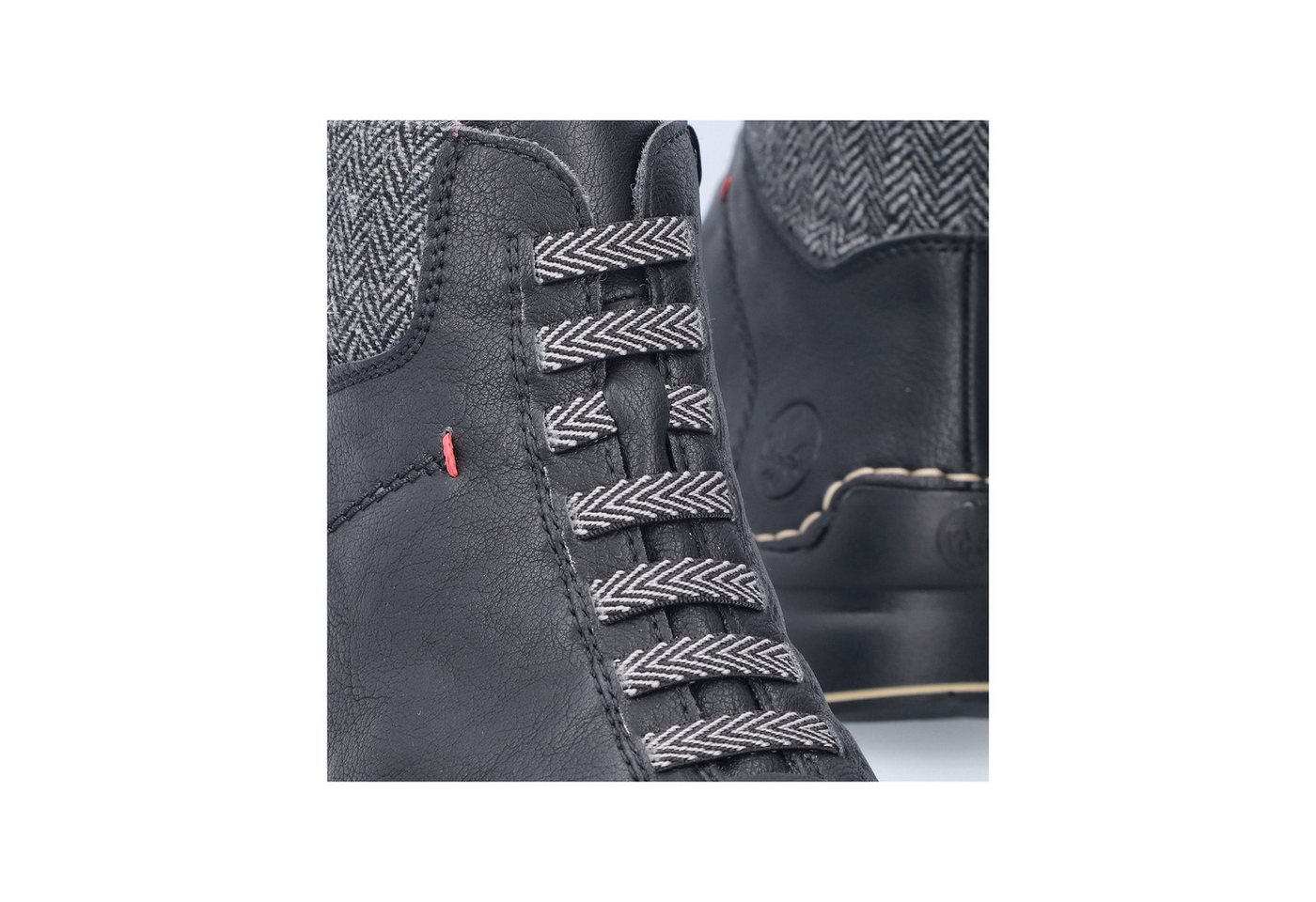 Rieker Schnürboots Stiefelette, Plateauboots mit Profilsohle – Bild 2 von 5